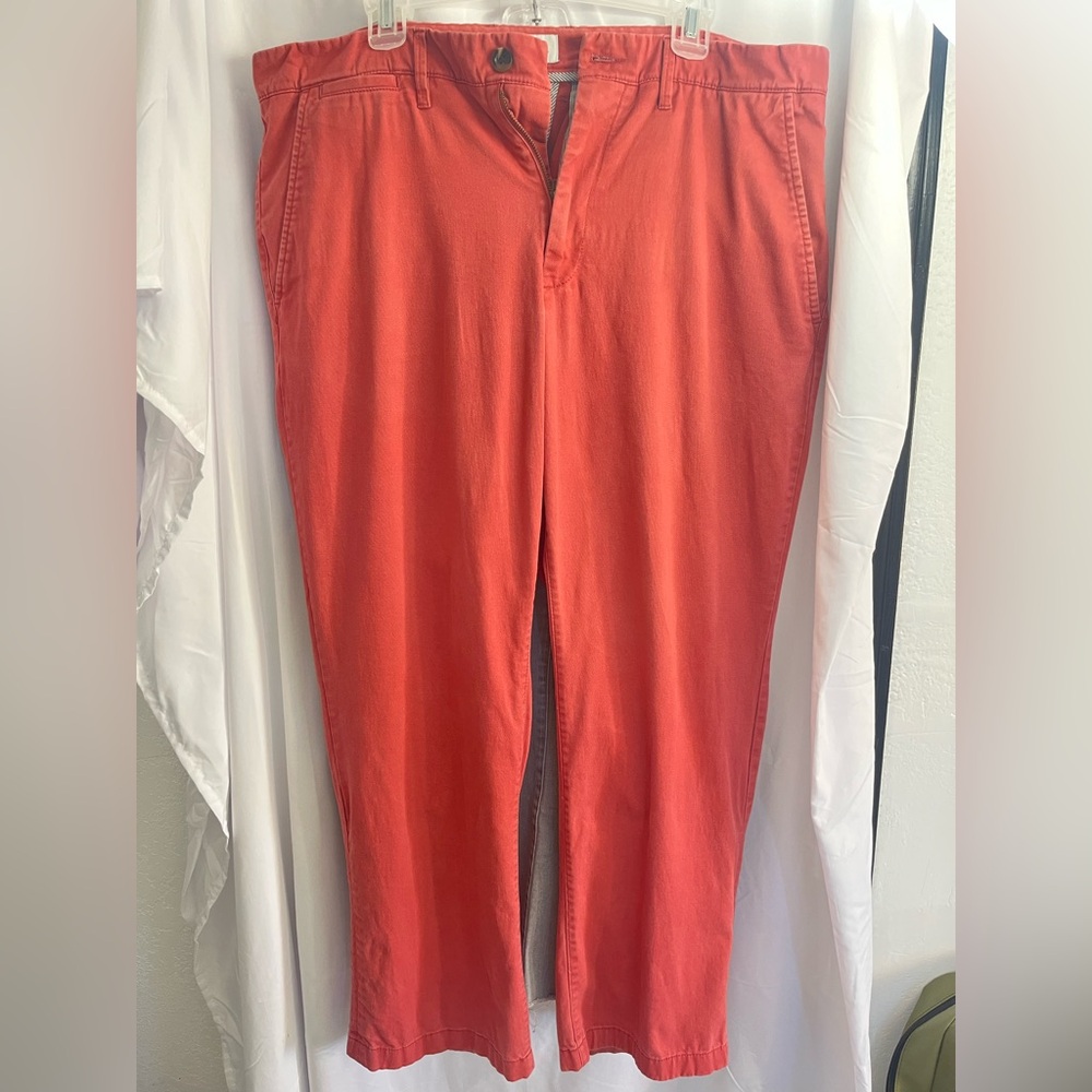 Goodfellow & Co. Men’s 36 x 30 Pink Hennepin Chino straight Casual Date